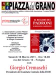 Locandina dell'iniziativa