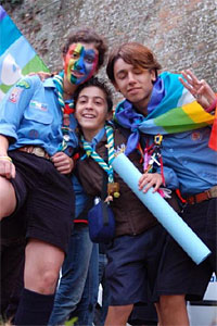 Partecipanti alla marcia per la Pace Perugia-Assisi 2007