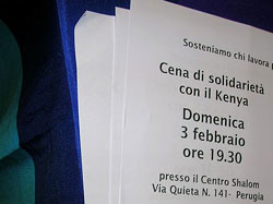 Cena di solidariet con il Kenya