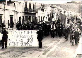 Manifestazione per Peppino Impastato